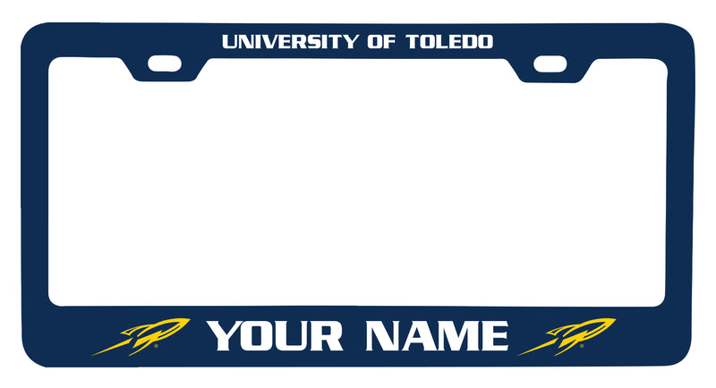 Toledo Rockets Customizable Metal License Plate Frame Officially Licensed Collegiate Product