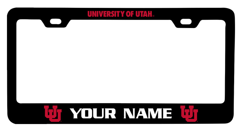 Utah Utes Customizable Metal License Plate Frame Officially Licensed Collegiate Product