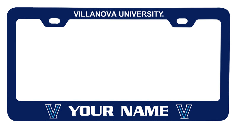 Villanova Wildcats Customizable Metal License Plate Frame Officially Licensed Collegiate Product