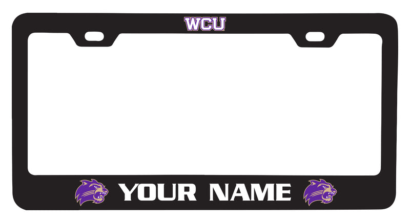 Western Carolina University Customizable Metal License Plate Frame Officially Licensed Collegiate Product