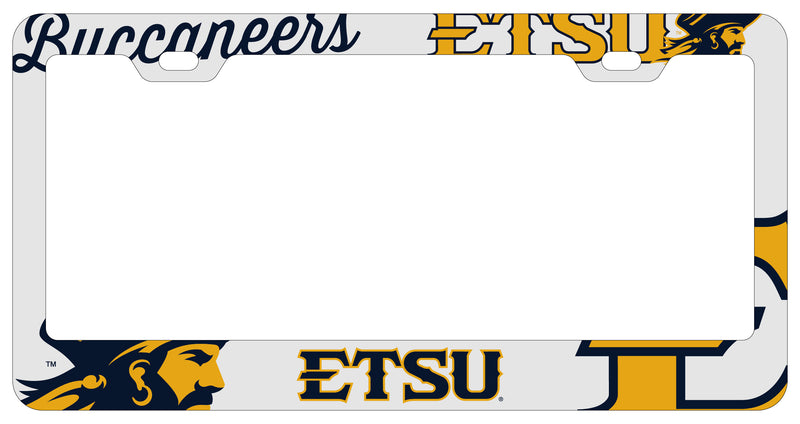 East Tennessee State University Officially Licensed Collegiate License Plate Frame