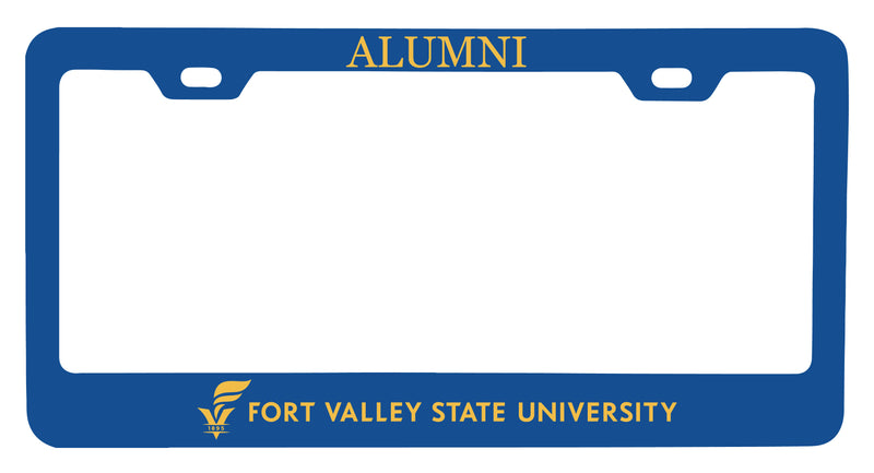 NCAA Fort Valley State University Alumni License Plate Frame - Colorful Heavy Gauge Metal, Officially Licensed