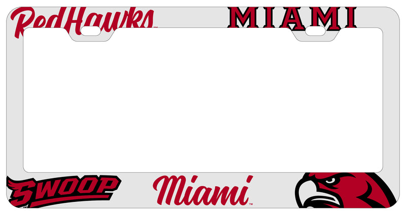 Miami University of Ohio Officially Licensed Collegiate License Plate Frame