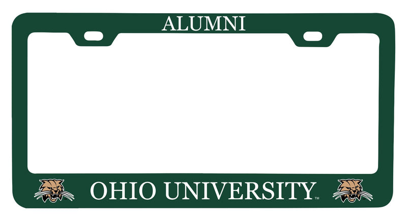 NCAA Ohio University Alumni License Plate Frame - Colorful Heavy Gauge Metal, Officially Licensed