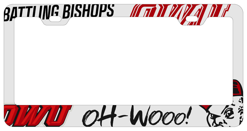 Ohio Wesleyan University Officially Licensed Collegiate License Plate Frame