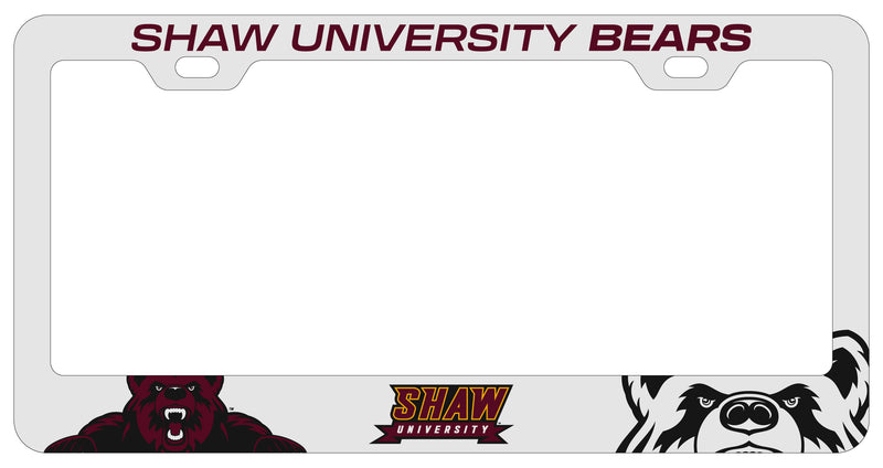 Shaw University Bears Officially Licensed Collegiate License Plate Frame