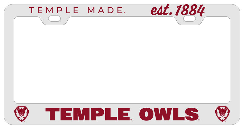 Temple University Officially Licensed Collegiate License Plate Frame