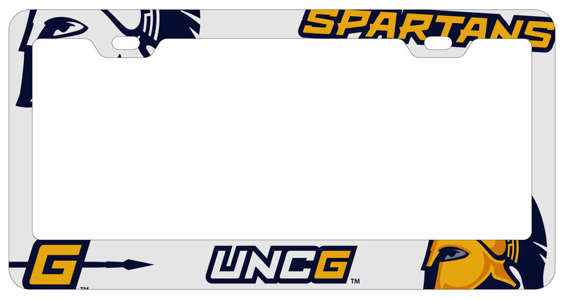 North Carolina Greensboro Spartans Officially Licensed Collegiate License Plate Frame