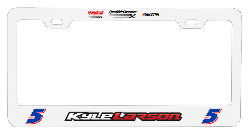 #5 Kyle Larson Officially Licensed Metal License Plate Frame