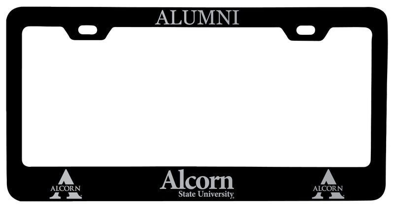 Alcorn State Braves Alumni Engraved Metal License Plate Frame