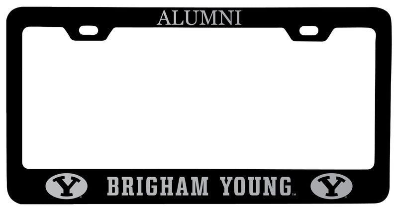 Brigham Young Cougars Alumni Engraved Metal License Plate Frame