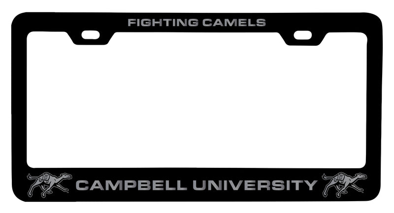 Campbell University Fighting Camels Engraved Metal License Plate Frame - Choose your Color