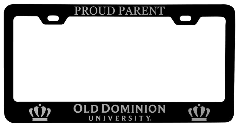 Old Dominion Monarchs Proud Parent Engraved Metal License Plate Frame