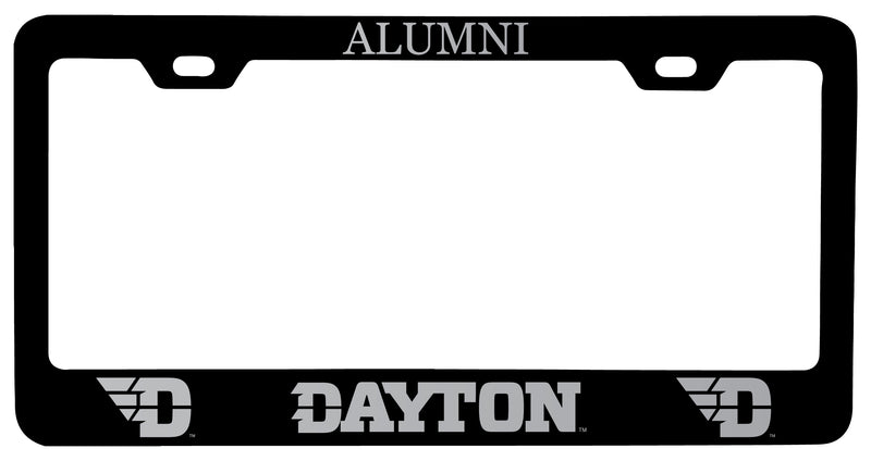 Dayton Flyers Alumni Engraved Metal License Plate Frame Black Officially Licensed