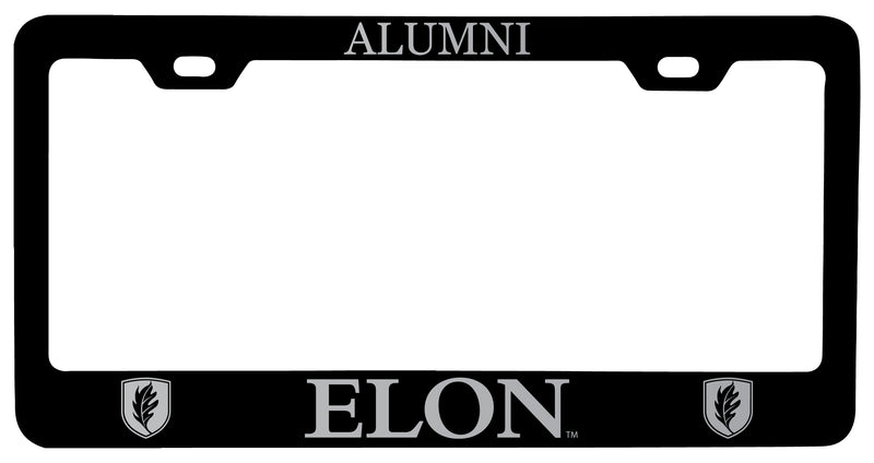 Elon University Alumni Engraved Metal License Plate Frame