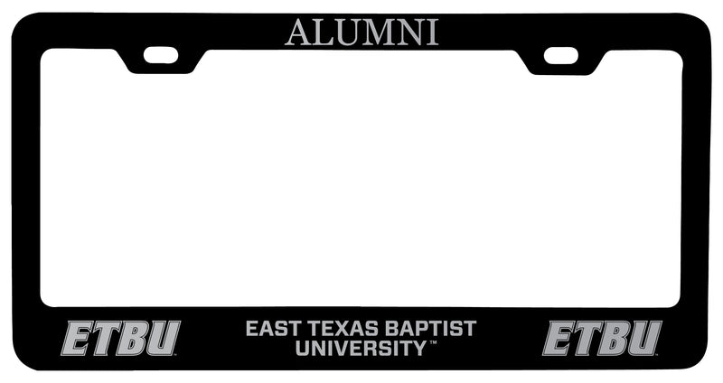 East Texas Baptist University Alumni Engraved Metal License Plate Frame