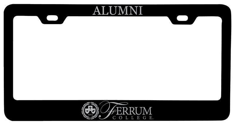 Ferrum College Alumni Engraved Metal License Plate Frame