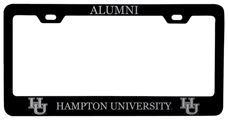 Hampton University Alumni Engraved Metal License Plate Frame