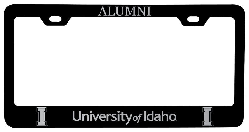 Idaho Vandals Alumni Engraved Metal License Plate Frame Black Officially Licensed