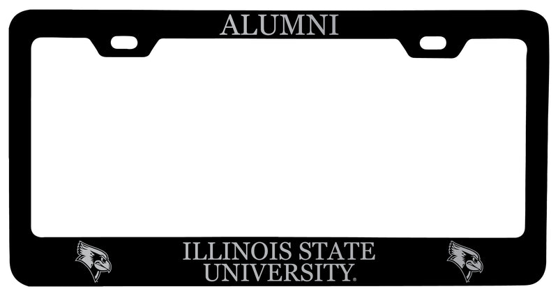 Illinois State Redbirds Alumni Engraved Metal License Plate Frame