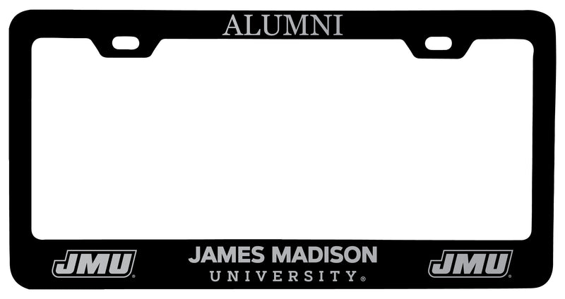 James Madison Dukes Alumni Engraved Metal License Plate Frame