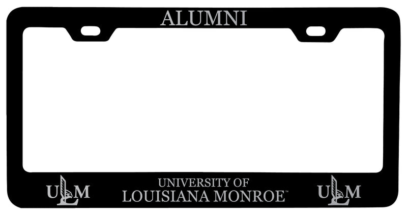 University of Louisiana Monroe Alumni Engraved Metal License Plate Frame