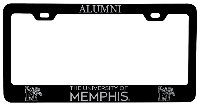 Memphis Tigers Alumni Engraved Metal License Plate Frame