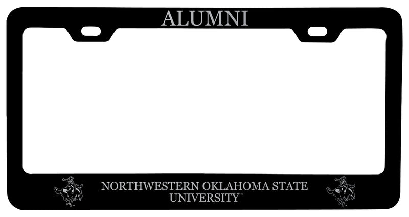 Northwestern Oklahoma State University Alumni Engraved Metal License Plate Frame