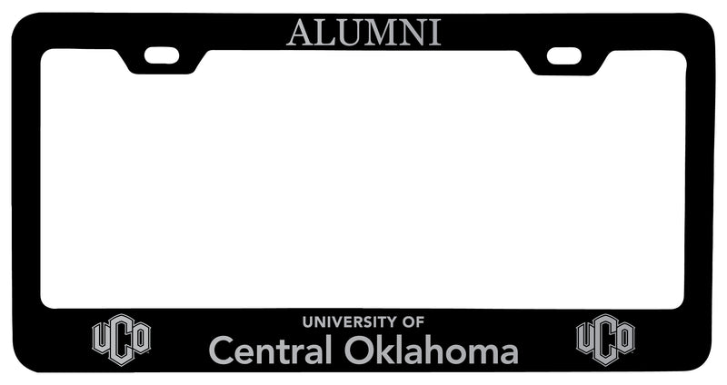University of Central Oklahoma Bronchos Alumni Engraved Metal License Plate Frame