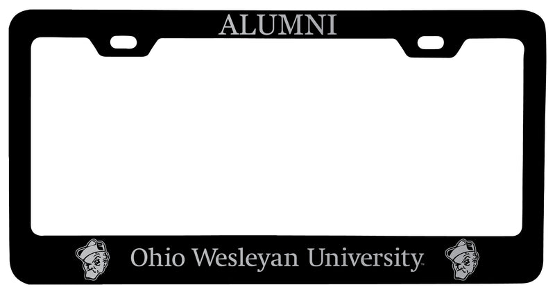 Ohio Wesleyan University Alumni Engraved Metal License Plate Frame