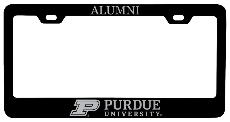 Purdue Boilermakers Alumni Engraved Metal License Plate Frame Black Officially Licensed