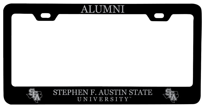 Stephen F. Austin State University Alumni Engraved Metal License Plate Frame Black Officially Licensed