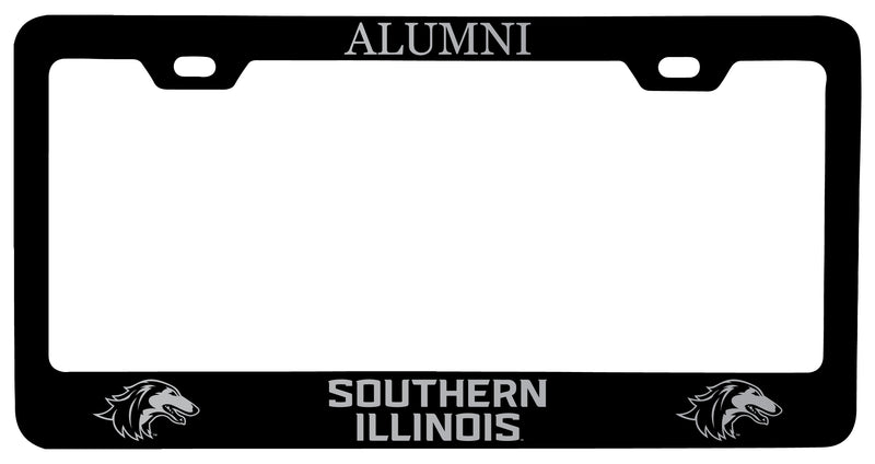 Southern Illinois Salukis Alumni Engraved Metal License Plate Frame