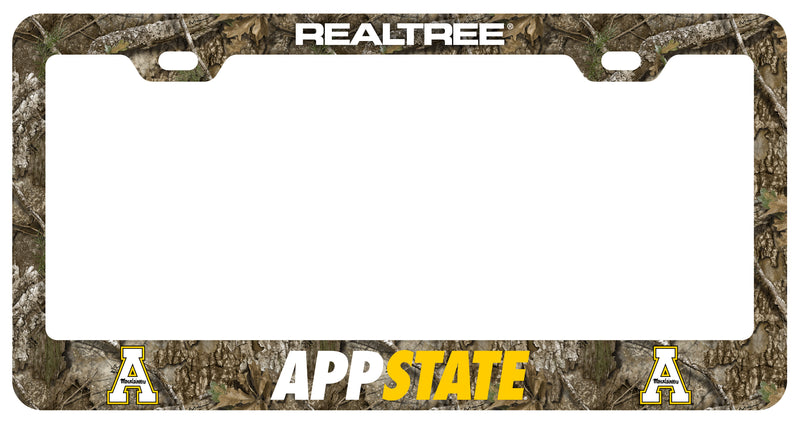 Appalachian State Officially Licensed Realtree Camo License Plate Frame