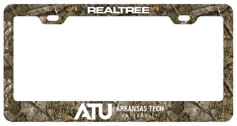 Arkansas Tech University Officially Licensed Realtree Camo License Plate Frame