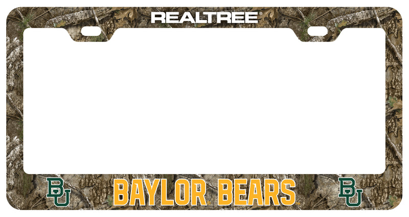 Baylor Bears Officially Licensed Realtree Camo License Plate Frame