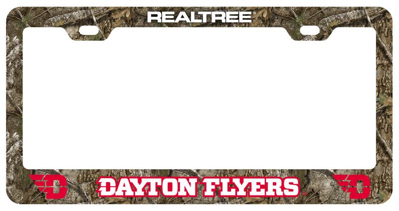 Dayton Flyers Officially Licensed Realtree Camo License Plate Frame