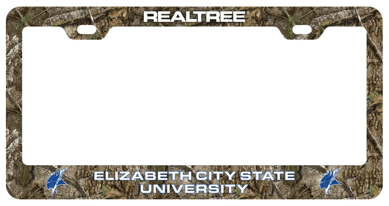 Elizabeth City State University Officially Licensed Realtree Camo License Plate Frame