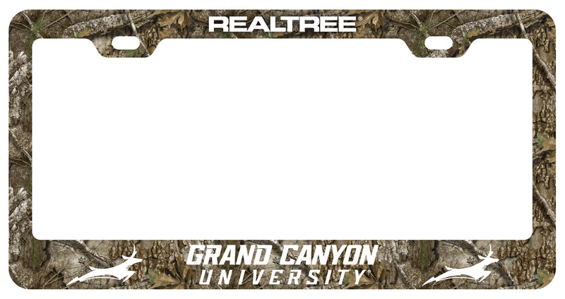 Grand Canyon University Lopes Officially Licensed Realtree Camo License Plate Frame