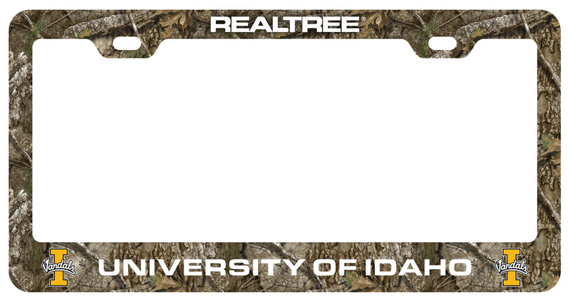 Idaho Vandals Officially Licensed Realtree Camo License Plate Frame