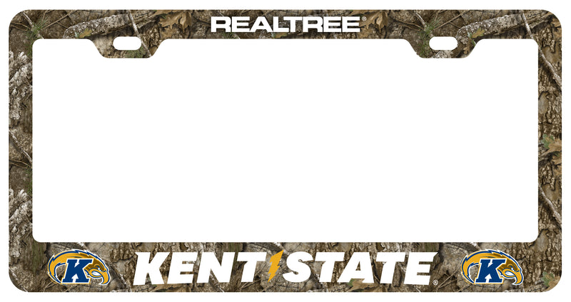 Kent State University Officially Licensed Realtree Camo License Plate Frame
