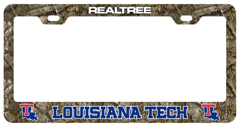 Louisiana Tech Bulldogs Officially Licensed Realtree Camo License Plate Frame