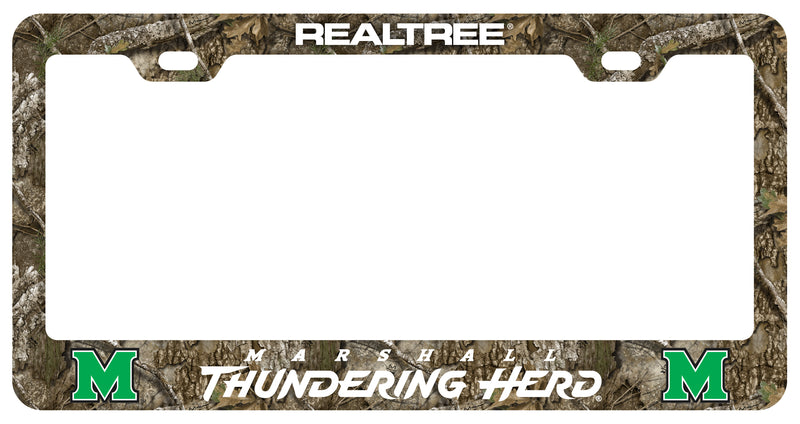 Marshall Thundering Herd Officially Licensed Realtree Camo License Plate Frame