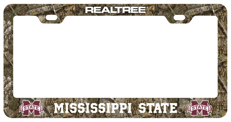Mississippi State Bulldogs Officially Licensed Realtree Camo License Plate Frame