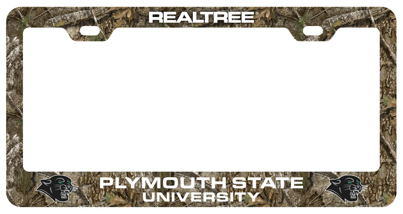Plymouth State University Officially Licensed Realtree Camo License Plate Frame