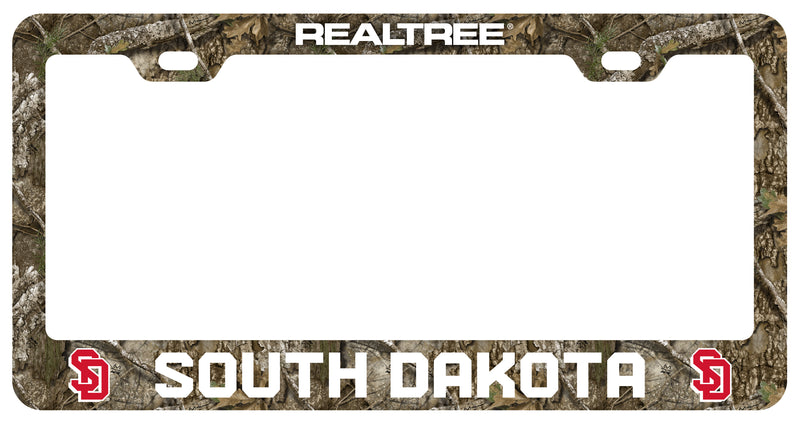 South Dakota Coyotes Officially Licensed Realtree Camo License Plate Frame