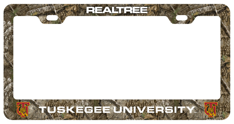 Tuskegee University Officially Licensed Realtree Camo License Plate Frame