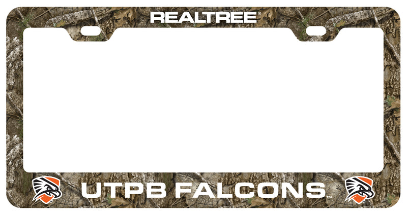 University of Texas of the Permian Basin Officially Licensed Realtree Camo License Plate Frame