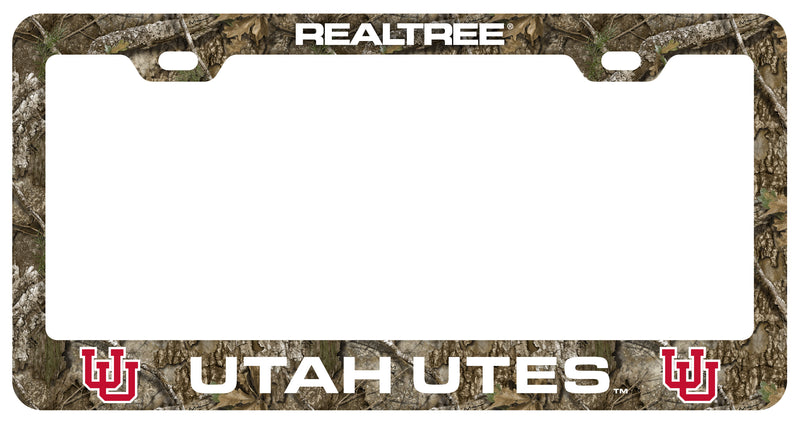 Utah Utes Officially Licensed Realtree Camo License Plate Frame