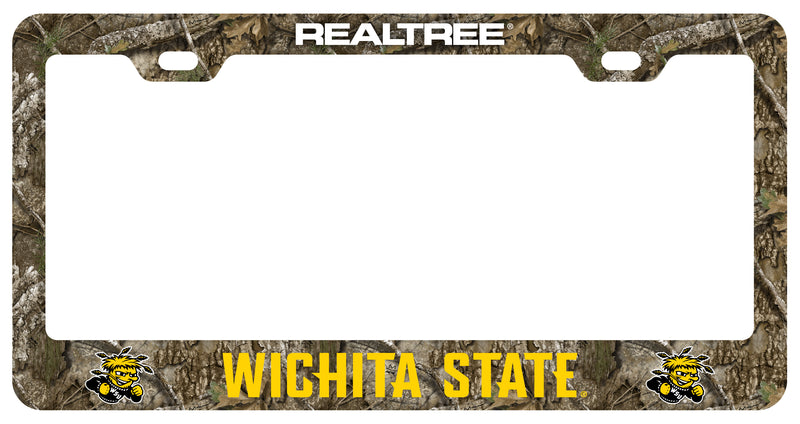 Wichita State Shockers Officially Licensed Realtree Camo License Plate Frame